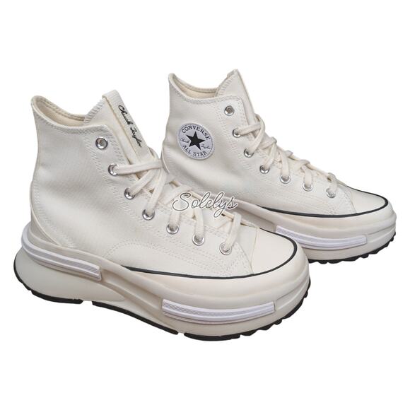 Converse Run Star Legacy Utility High Top Platform Sneaker Egret White Womens 9 - Picture 5 of 10